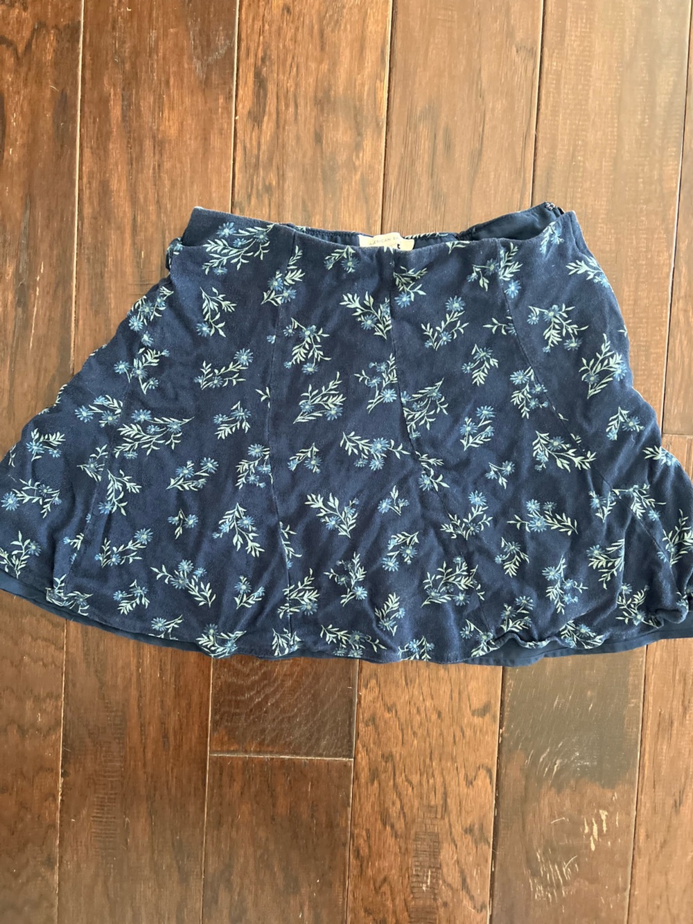 American Eagle Outfitters Navy Floral Mini Skirt